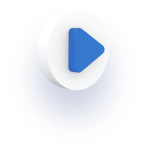 Large play button icon